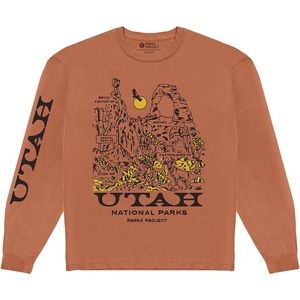 Parks Project Orange Utah National Parks Long Sleeve Shirt